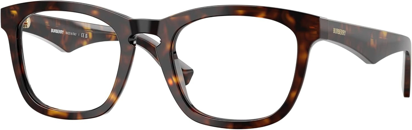 Burberry BE2417F 3002 Eyeglasses 51mm Havana / Clear Demo Lens