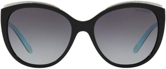 Tiffany & Co Sunglasses TF4134BF 80013C 56mm Black/Grey Gradient Lens (VINTAGE)