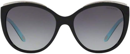 Tiffany & Co Sunglasses TF4134BF 80013C 56mm Black/Grey Gradient Lens (VINTAGE)