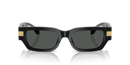 Versace Sunglasses VE4465 GB187 53mm Black / Dark Grey Lens