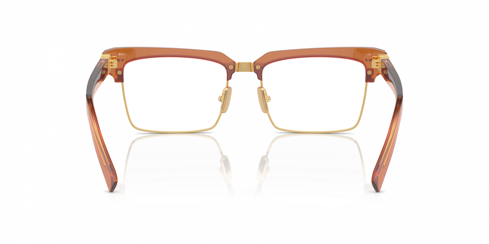 Miu Miu MU11XV 15T101 Eyeglasses 54mm Caramel Transparent / Clear Demo Lens