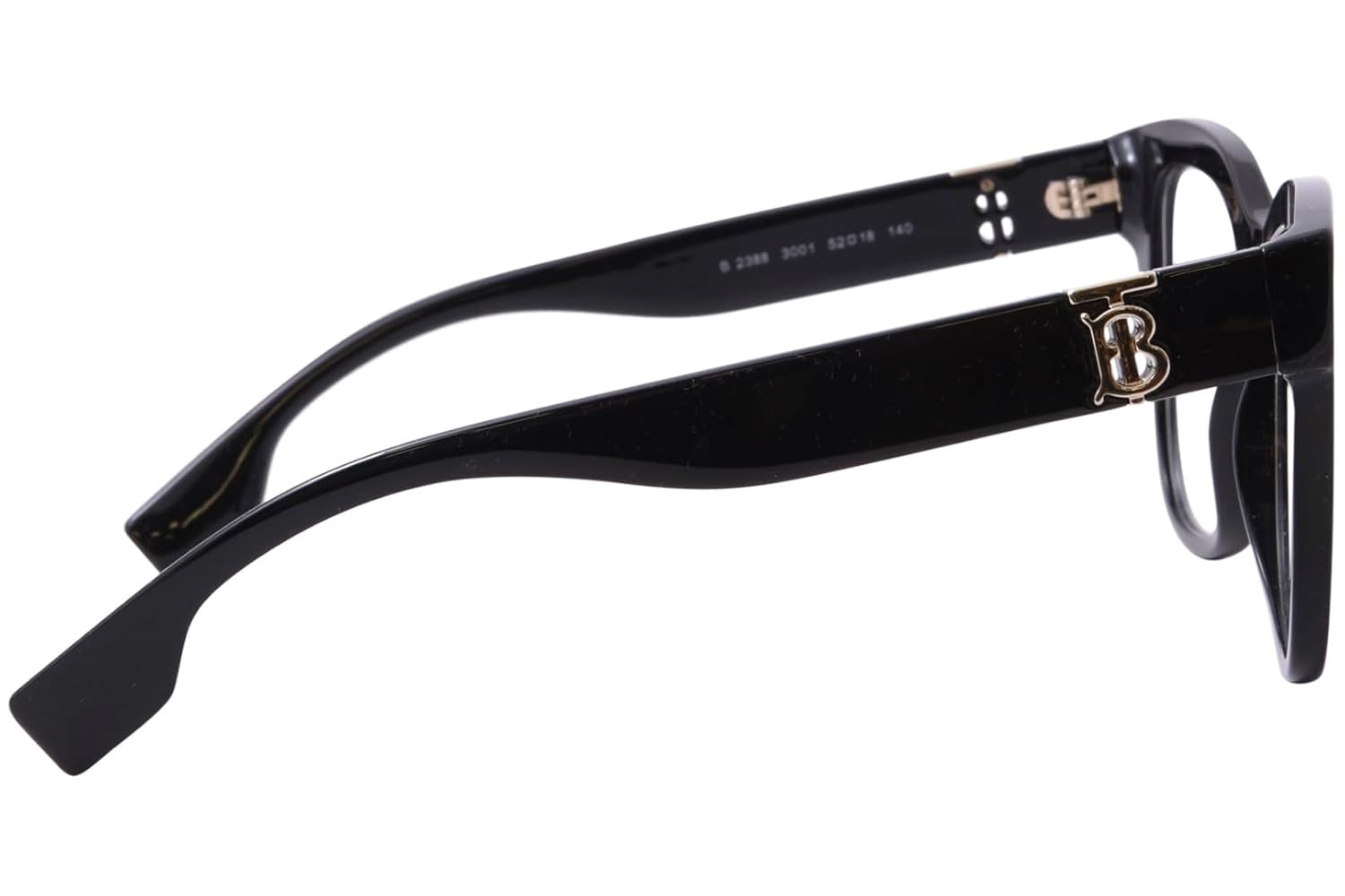 Burberry Eyeglasses BE2388 3001 52mm Black / Demo Lens