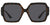 Versace Sunglasses VE4453 10887 55mm Havana / Dark Grey Lens