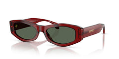 Versace Sunglasses VE4487 551271 54mm Transparent Bordeaux / Dark Green Lens