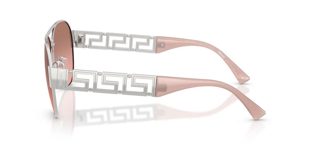 Versace Sunglasses VE2289 10017E 61mm Silver / Pink Mirror Silver Gradient Lens