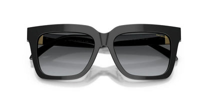 Versace VE4498 GB1/T3 Sunglasses 55mm Black / Dark Grey Gradient Polarized Lens
