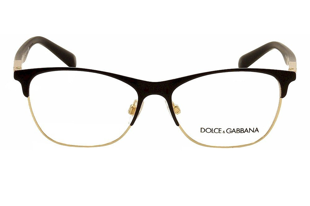 Dolce &amp; Gabbana Eyeglasses DG1246 1220 53mm Black Gold / Demo Lens
