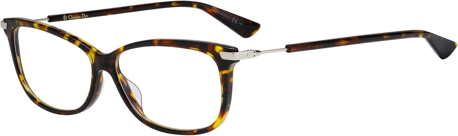 Dior Eyeglasses DIORESSENCE8 0SCL 53mm Yellow Havana / Demo Lens