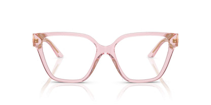 Versace Eyeglasses VE3358B 5472 54mm Transparent Pink / Demo Lens