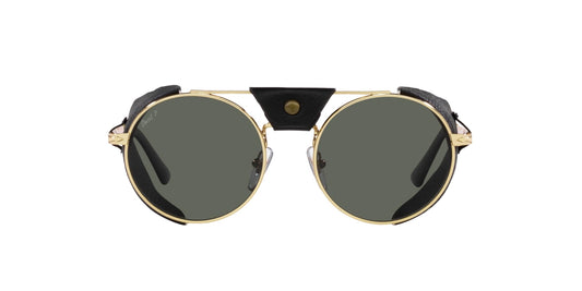 Persol Sunglasses PO2496SZ 114958 52mm Gold / Green Polar Lens