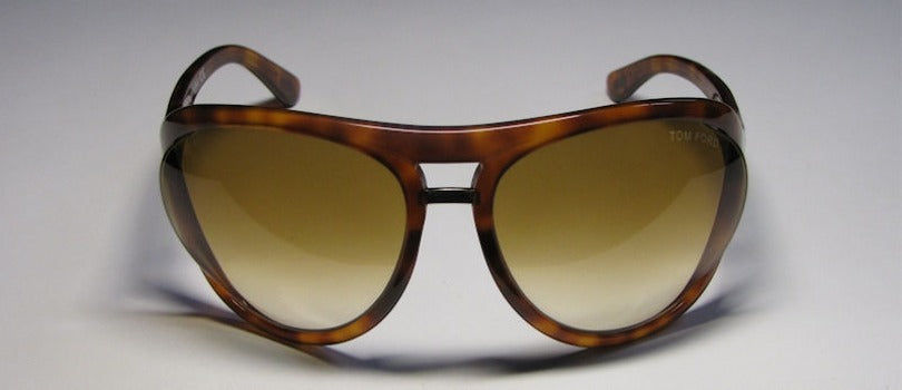 Tom Ford Milo Sunglasses TF73 116 62mm Havana / Brown Gradient Lens