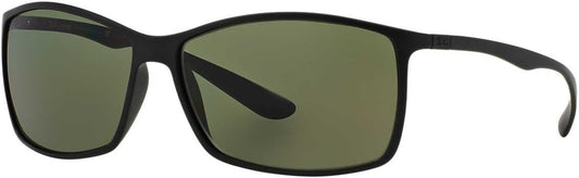 Ray-Ban RB4179 W3363 Sunglasses 62mm Black / Green Polarized Lens