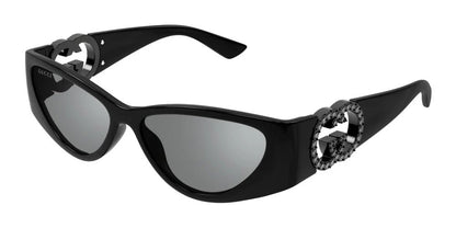 Gucci Sunglasses GG1824S 004 55mm Black / Grey Lens
