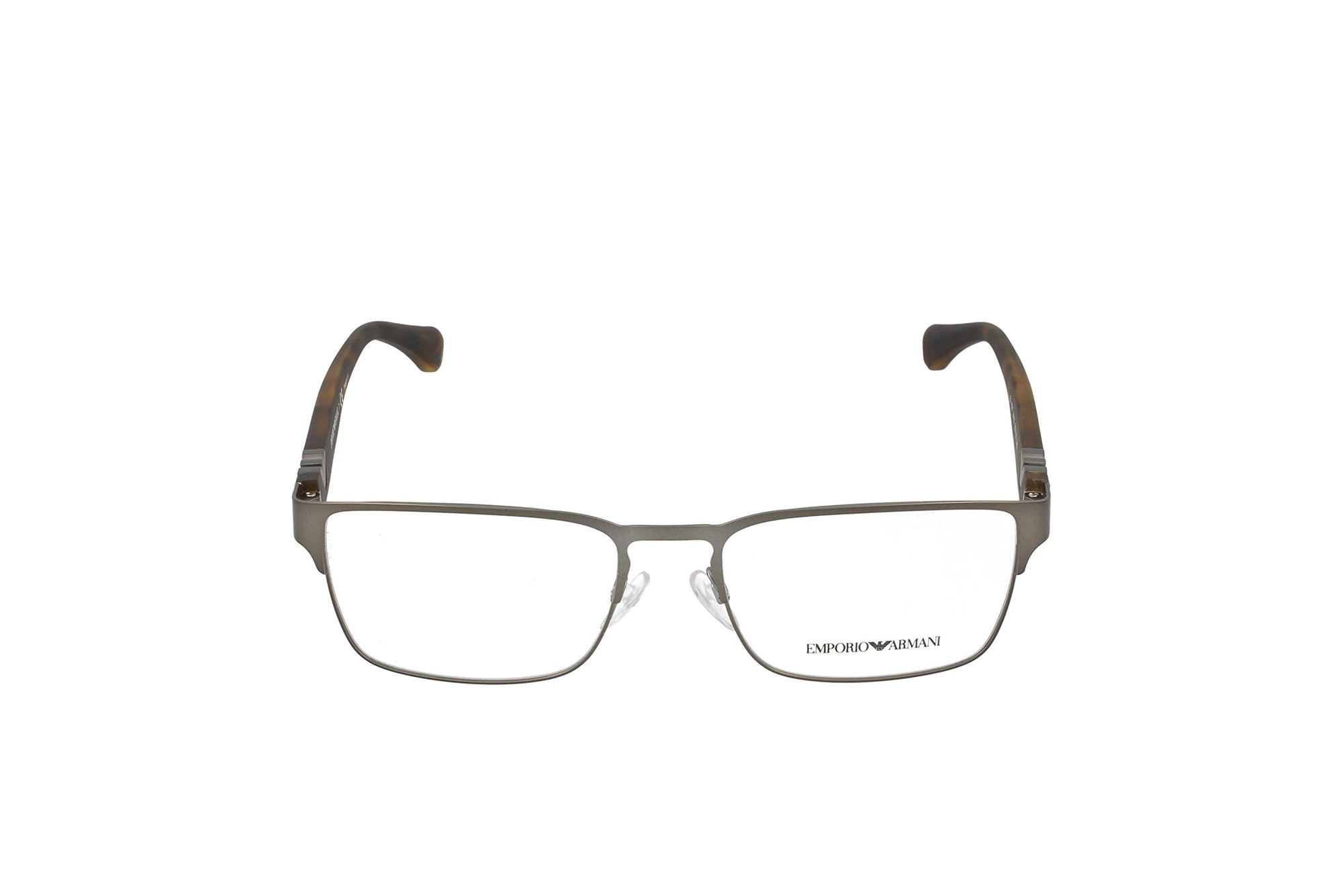 Emporio Armani EA1027 3003 Square Eyeglasses Matte Gunmetal/Demo Lens Lens