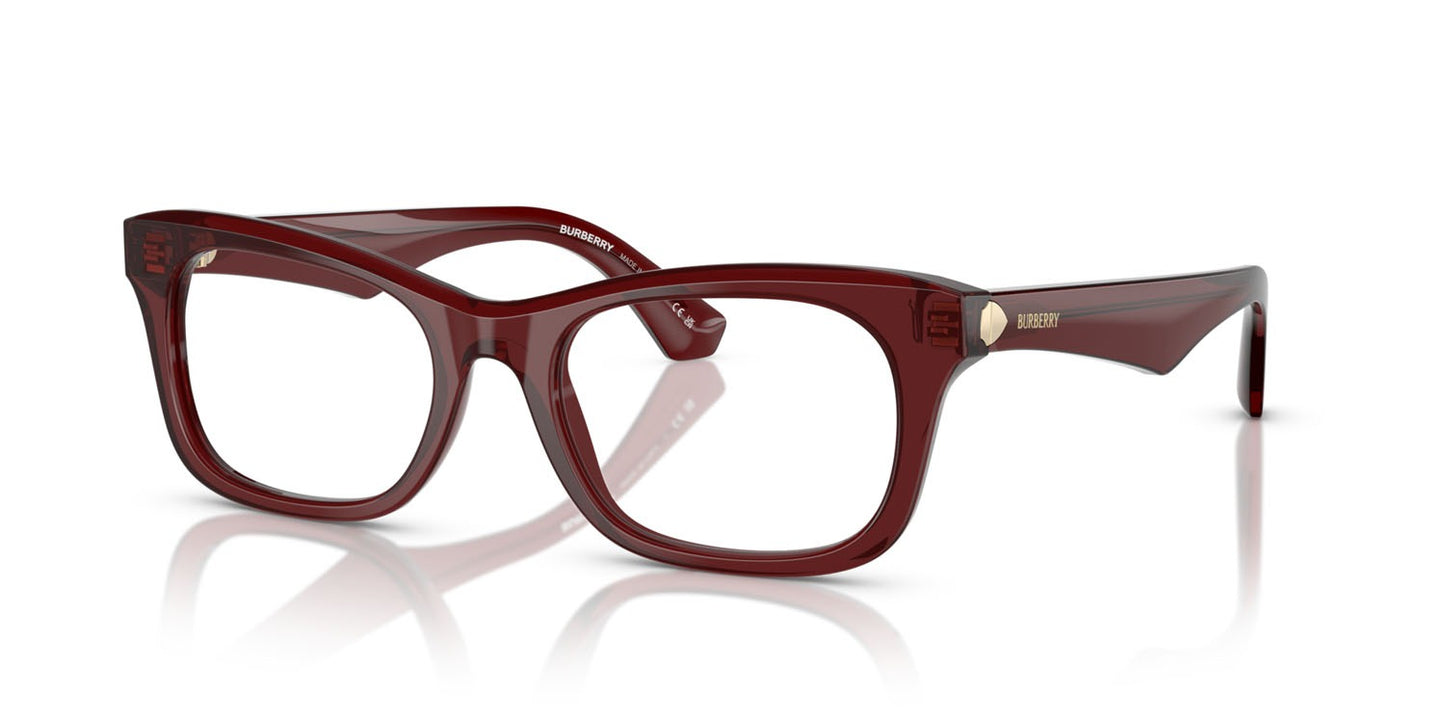 Burberry BE2422 4128 Eyeglasses 52mm Bordeaux / Clear Demo Lens
