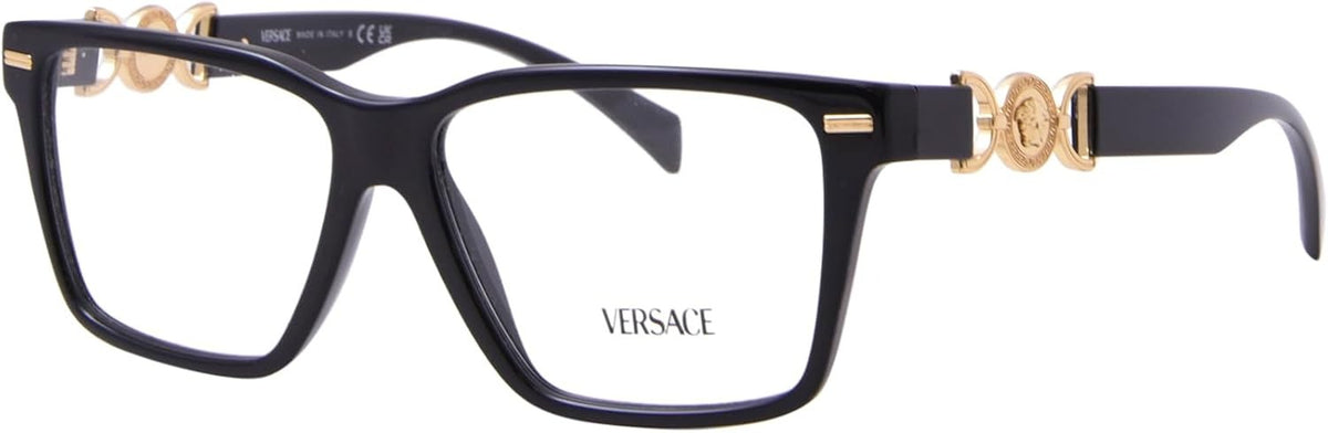 Versace Eyeglasses VE3335 GB1 56mm Black / Demo Lens