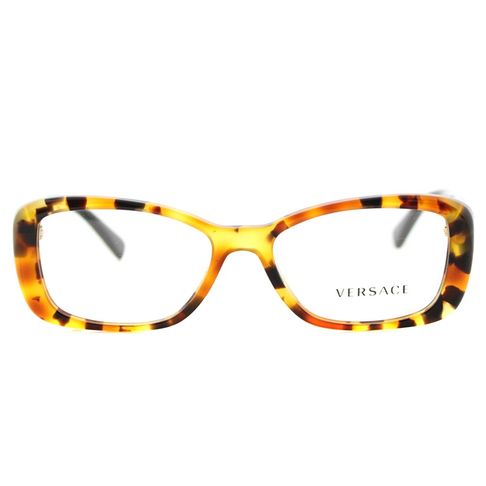 Versace Eyeglasses VE3228 260 52mm Light Havana / Demo Lens