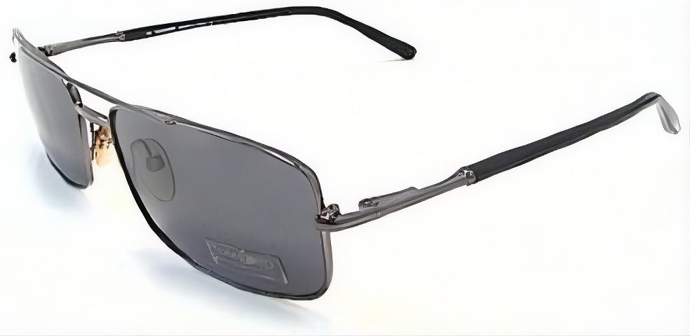 Tom Ford Hudson TF 102 731 Sunglasses 57mm Gunmetal / Dark Grey Lens
