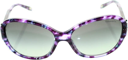 Tiffany & Co VINTAGE Sunglasses TF4068B 81323C 58mm Plum Havana / Grey Lens