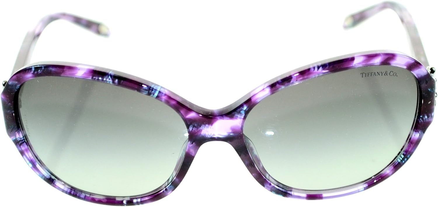 Tiffany & Co VINTAGE Sunglasses TF4068B 81323C 58mm Plum Havana / Grey Lens