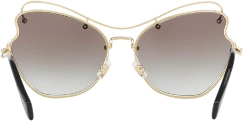 Miu Miu Sunglasses MU56RS ZVN0A7 61mm Pale Gold / Grey Gradient Lens