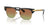 Versace Sunglasses VE4447 GB1E8 55mm Black Gold / Green Brown Lens