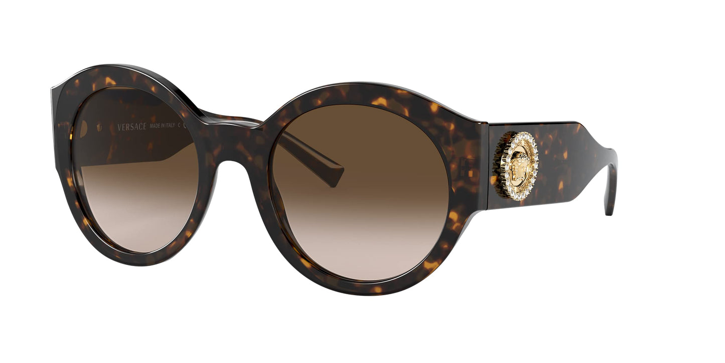 Versace Sunglasses VE4380B 108/13 54mm Havana / Brown Gradient Lens