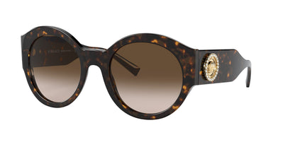 Versace Sunglasses VE4380B 108/13 54mm Havana / Brown Gradient Lens