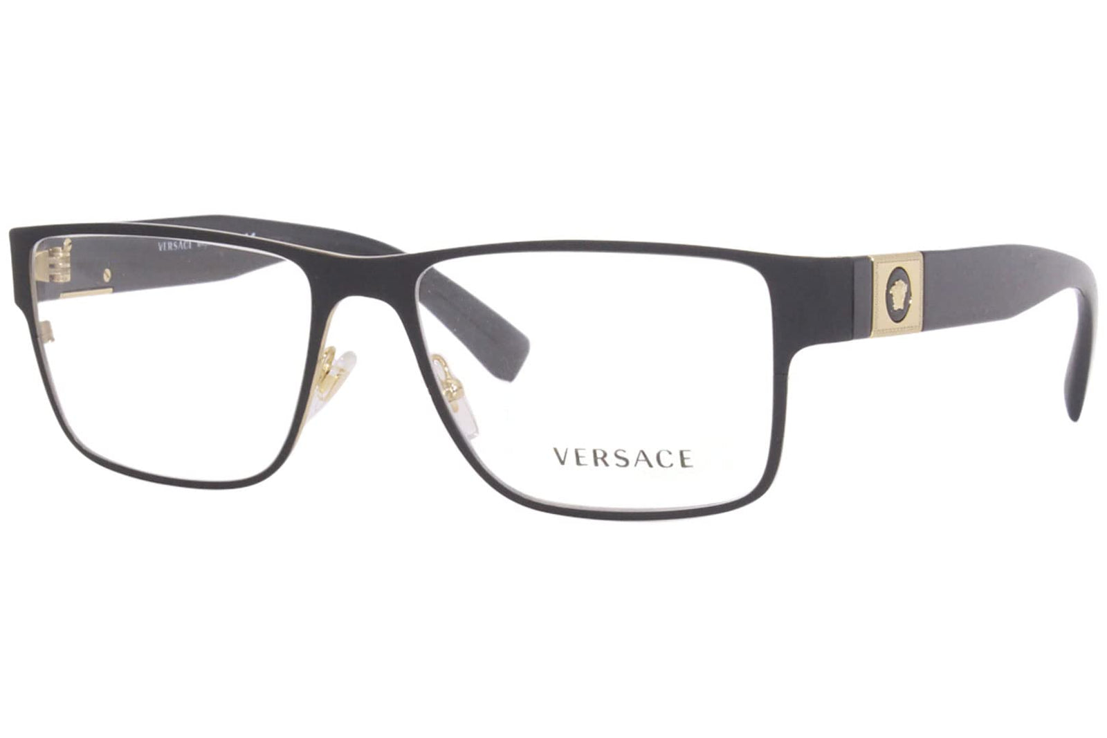 Versace Eyeglasses VE1274 1436 57mm Matte black gold / Demo Lens