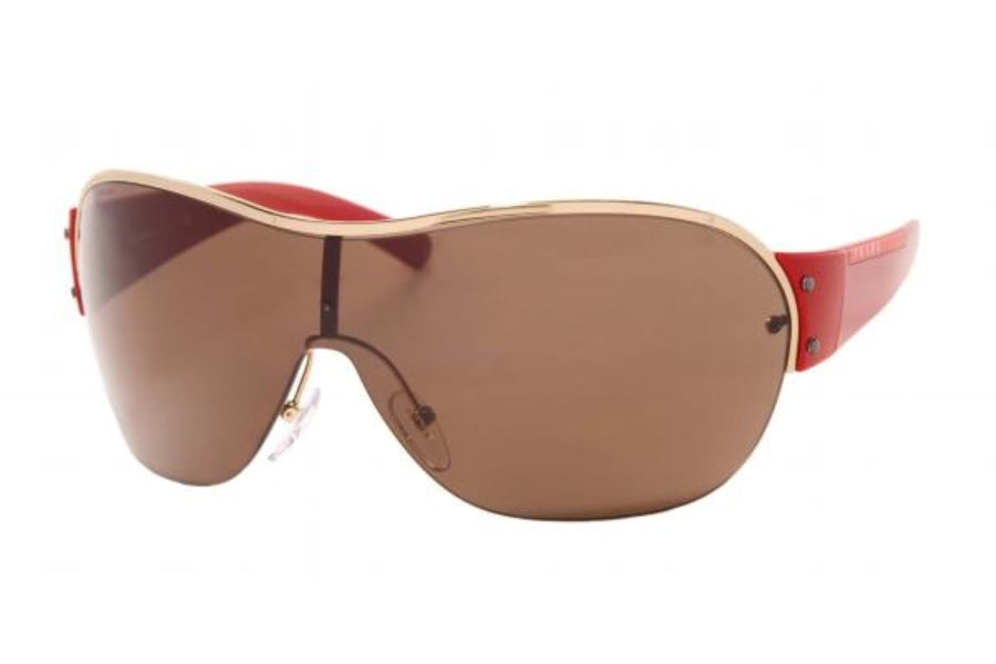 Prada Sport Sunglasses PS53GS 5AK8C1 Red-Gold / Brown Lens