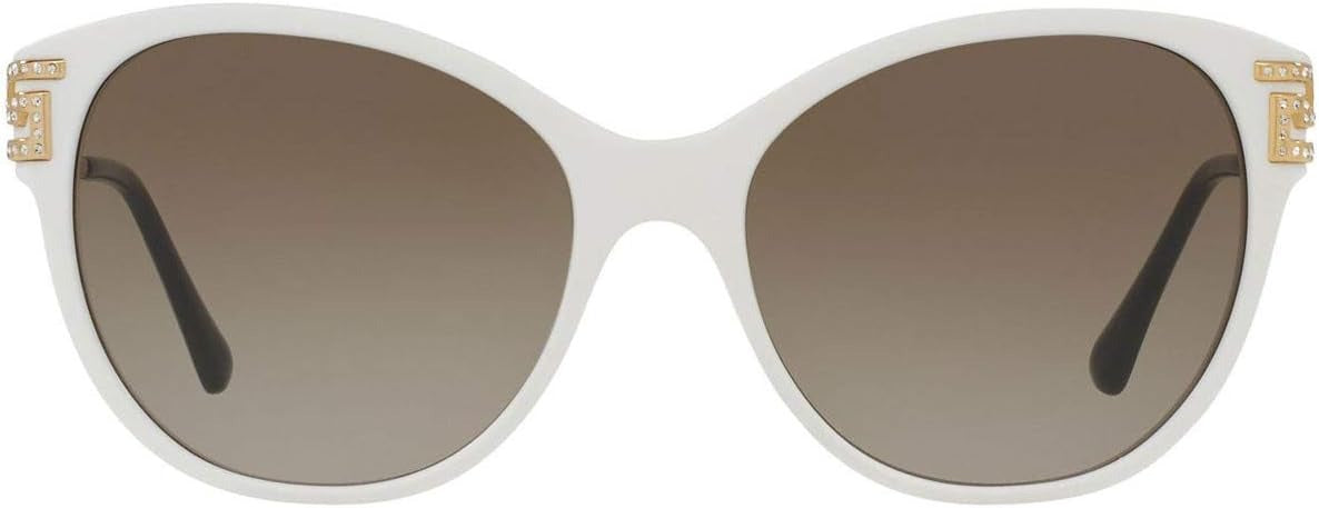 Versace VE 4316B 5199/13 57mm Sunglasses White Matte / Brown Gradient Lens