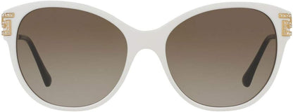 Versace VE 4316B 5199/13 57mm Sunglasses White Matte / Brown Gradient Lens