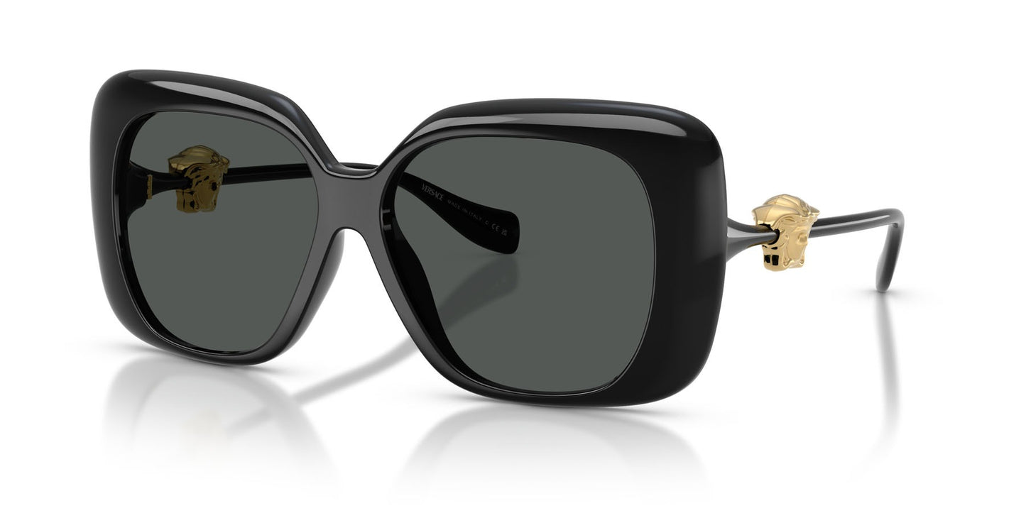 Versace Sunglasses VE4499U GB187 57mm Black / Dark Grey Lens