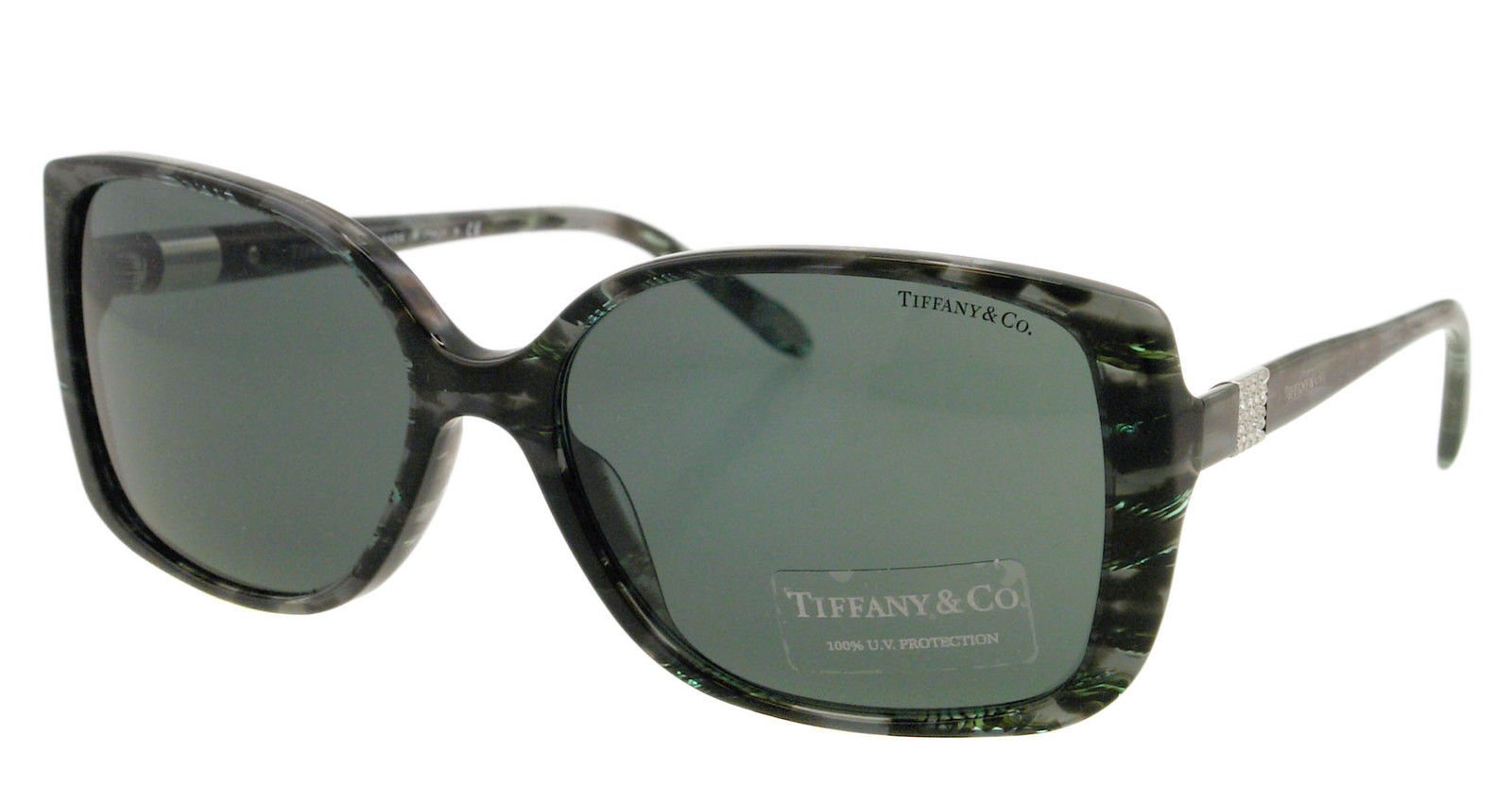 Tiffany & Co Sunglasses TF4071B 8129/3F 57mm Blue Havana / Dark Grey Lens