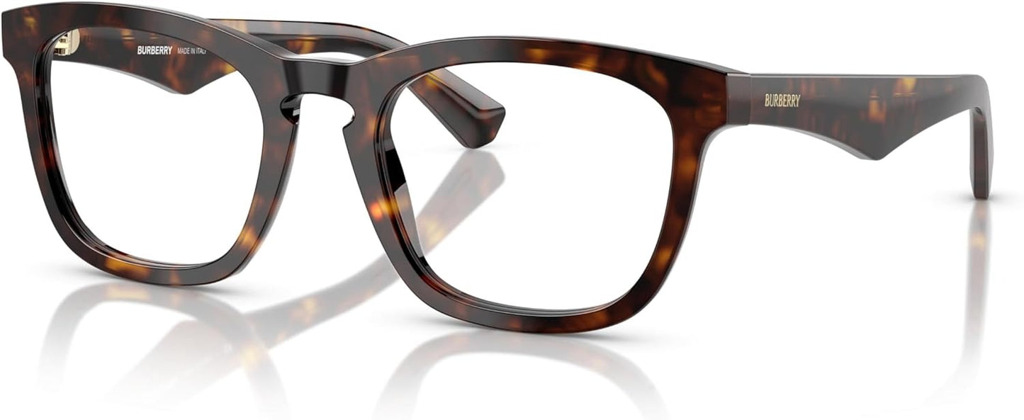 Burberry BE2417F 3002 Eyeglasses 53mm Havana / Clear Demo Lens