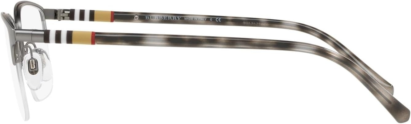 Burberry Eyeglasses BE 1323 1014 54mm Matte Gunmetal / Demo Lens