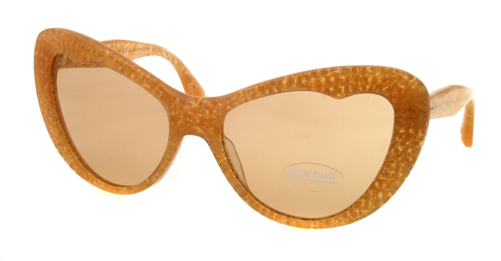 Miu Miu Sunglasses SMU04O KAS9N1 Yellow / Brown Mirror Lens