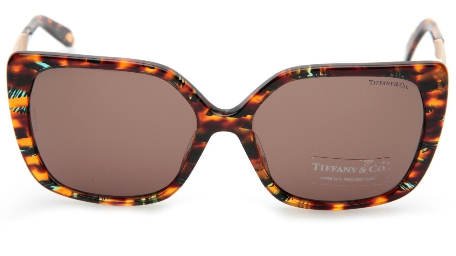 Tiffany & Co Sunglasses TF4074B 81143G 56mm Havana / Brown Lens