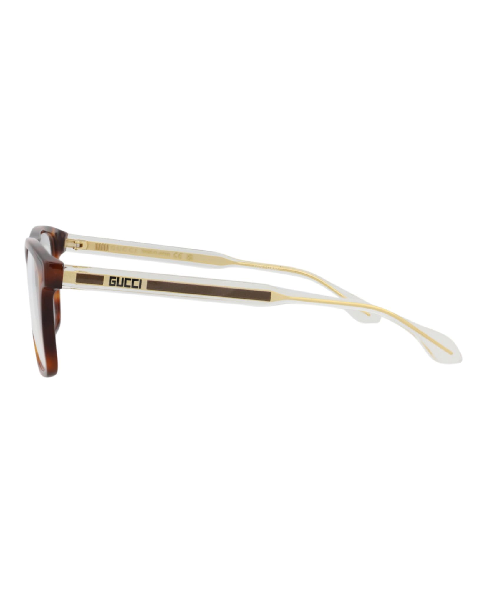 Gucci Eyeglasses GG0561ON 002 54mm Havana Crystal / Demo Lens