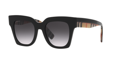 Burberry Sunglasses BE4364 39428G 49mm Black / Grey Gradient Lens