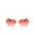 Prada Sunglasses PRA51S 5AK40C 58mm Gold / Pink Gradient Red Lens