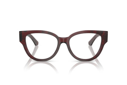Burberry BE2421 4115 Eyeglasses 51mm Check Red / Clear Demo Lens