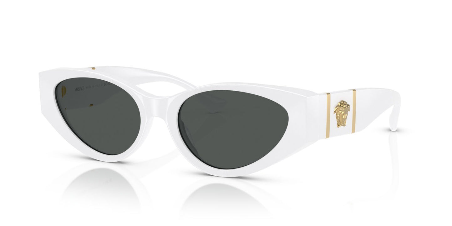 Versace Sunglasses VE4454 314/87 55mm White / Dark Grey Lens