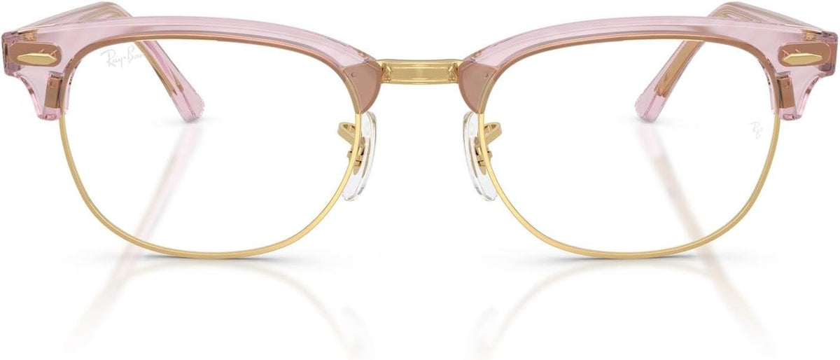 Ray-Ban RX5154 8292 Clubmaster Eyeglasses 53mm Photo Waves Purple / Clear Demo