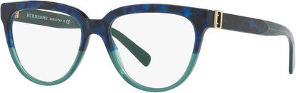 Burberry BE2268 3677 Eyeglasses 51mm Blue Havana Green / Clear Demo Lens