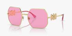 Versace Sunglasses VE2248 10025 58mm Gold / Fuchsia Lens
