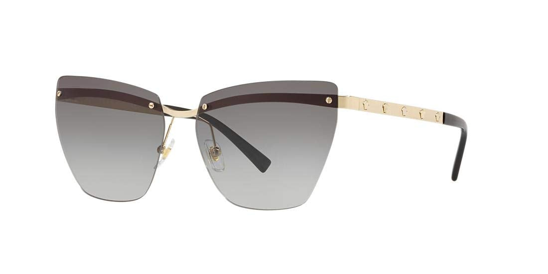 Versace Sunglasses VE2190 125211 58mm Gold / Grey Gradient Lens