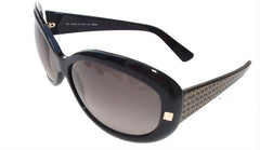 Vintage Fendi Sunglasses FS420 001 62mm Black / Grey Gradient Lens