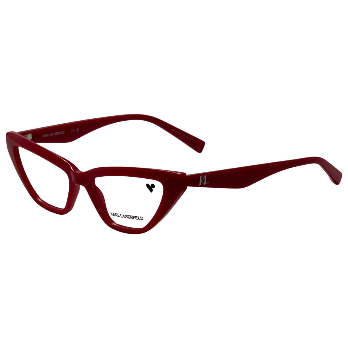 Karl Lagerfeld Eyeglasses KL6175 600 53mm Red / Demo Lens