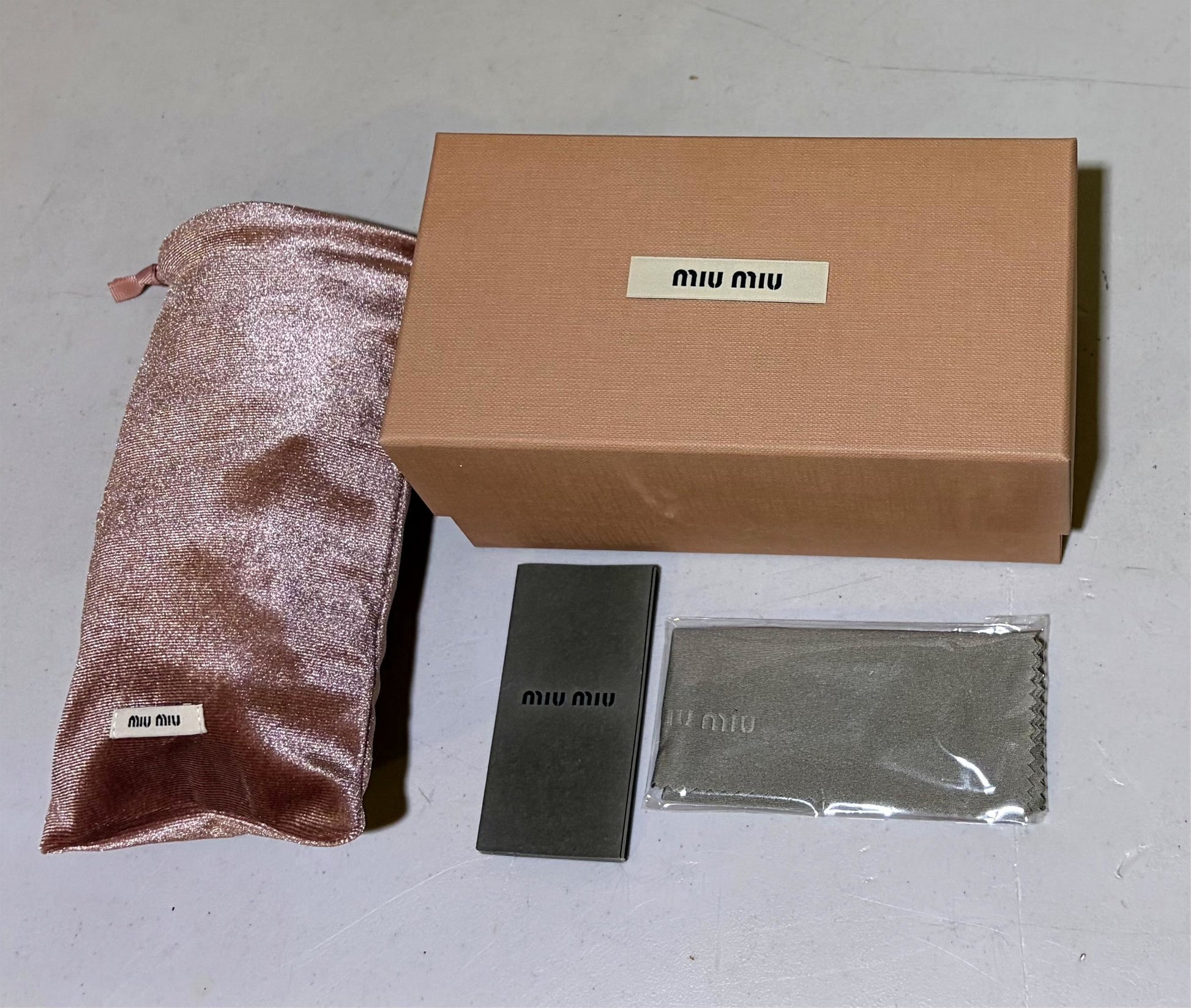 Miu Miu MU54YS 5AK5S0 Sunglasses 80mm Gold / Dark Grey Lens - image 4